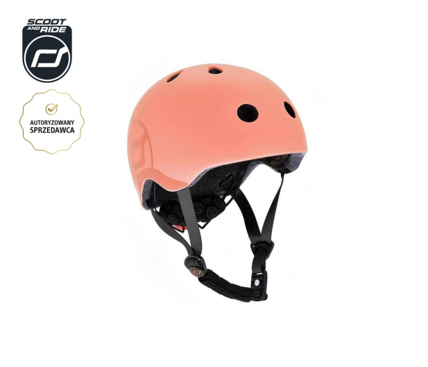 Scoot & Ride Kask Ochronny S-M dla dzieci 3+ Peach - 1014705 - zdjęcie 2